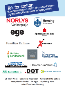 De har støttet renoveringen 2026
